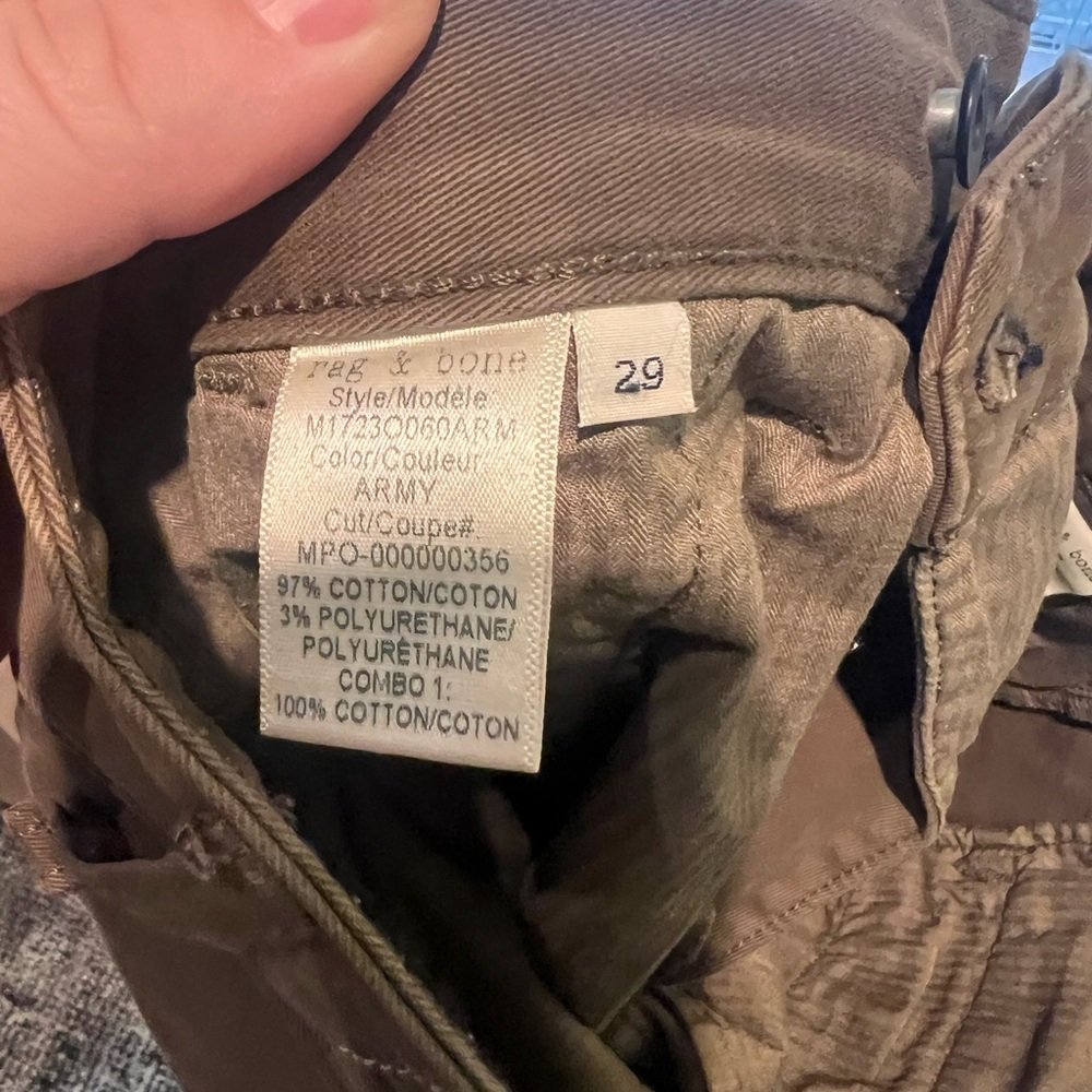 Rag & Bone Fit 2 Classic Chinos In Size 29 And Co… - image 4